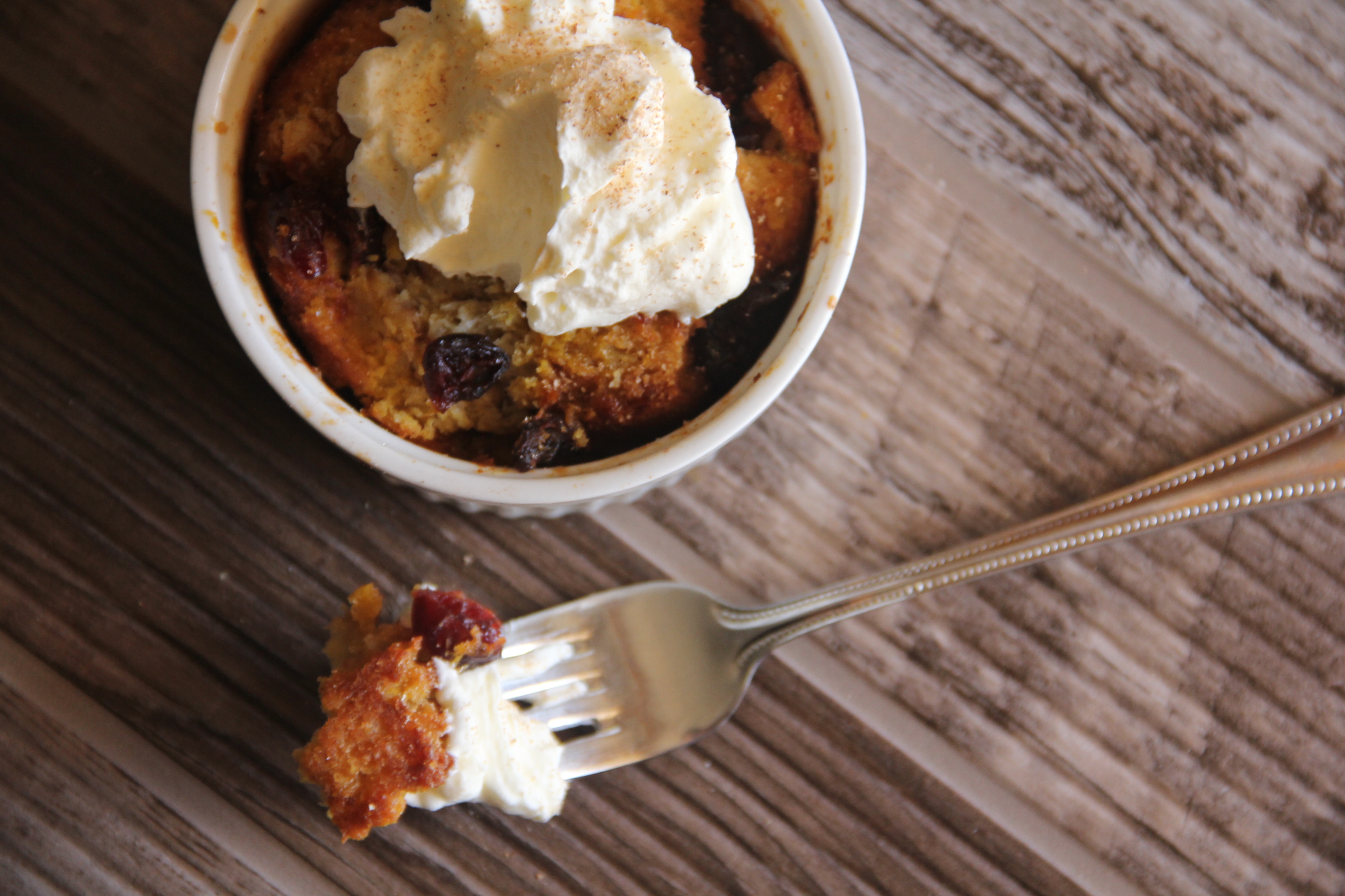 Cranberry Pumpkin Bread Pudding..oh yeah!